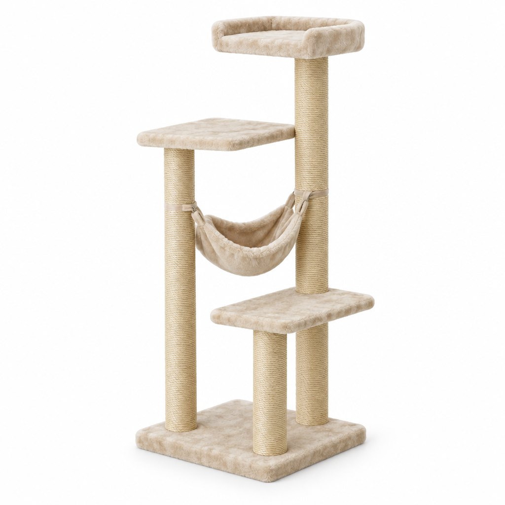 Игровой комплекс для кошек Pawly, 39 х 38 х 133 см