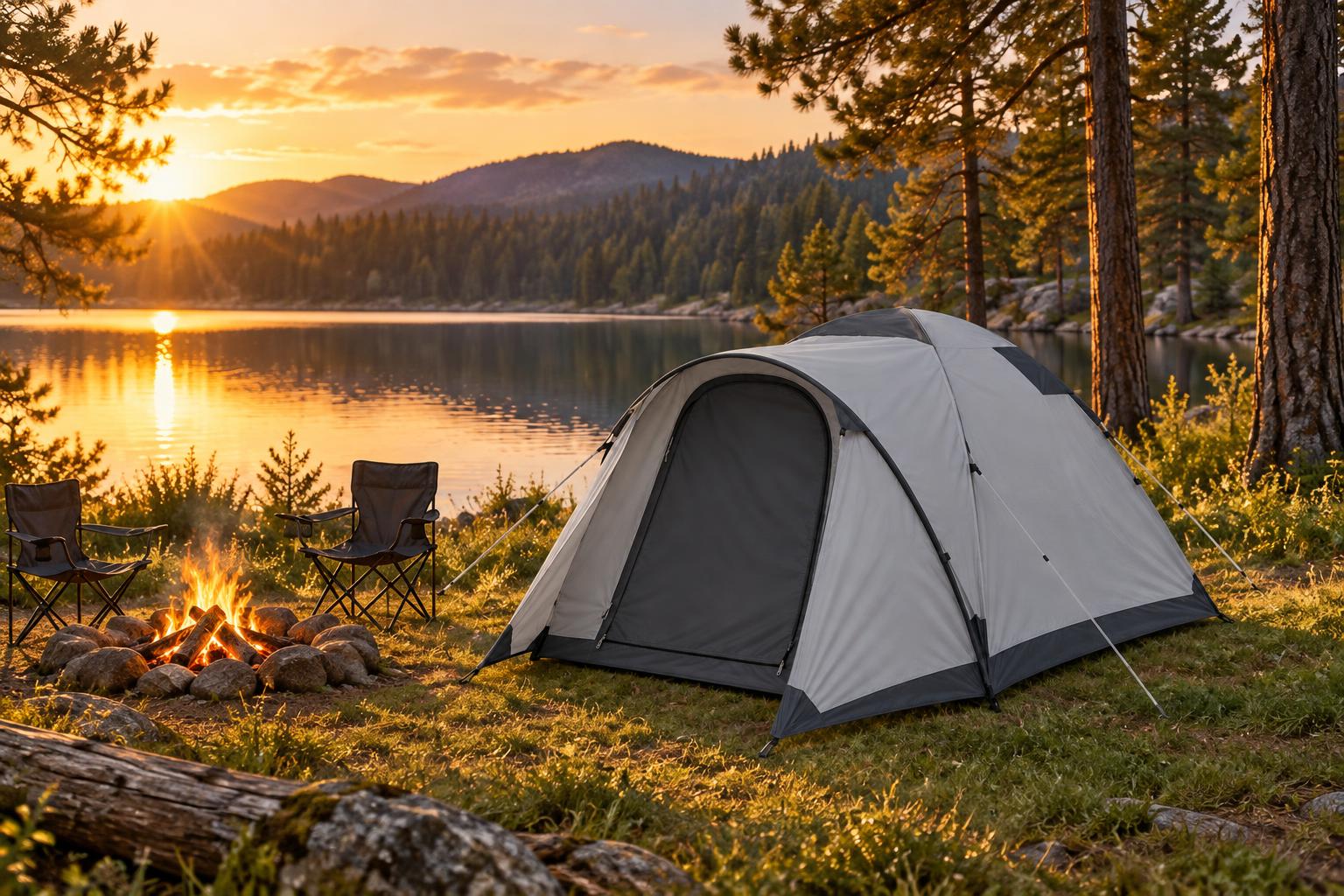 Trailpeak Sierra 4 на берегу озера